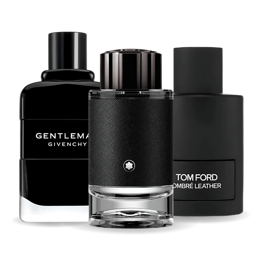 Akciové balenie 3 parfumov Tom Ford Ombre Leather, Givenchy Gentleman, Montblanc Explorer 100ml