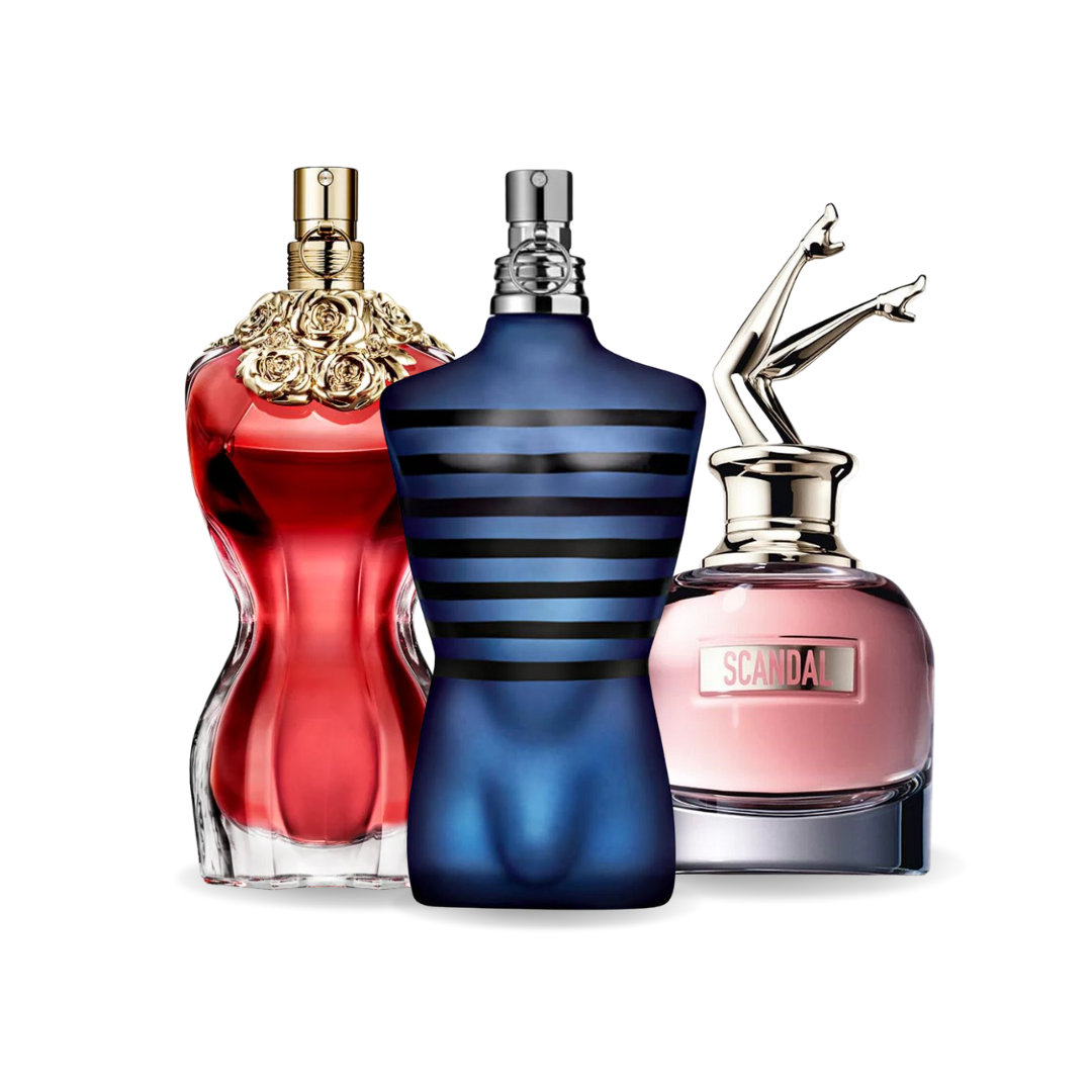 Akciové balenie 3 parfémov LA BELLE, ULTRA MALE a Gaultier SCANDAL 100ml