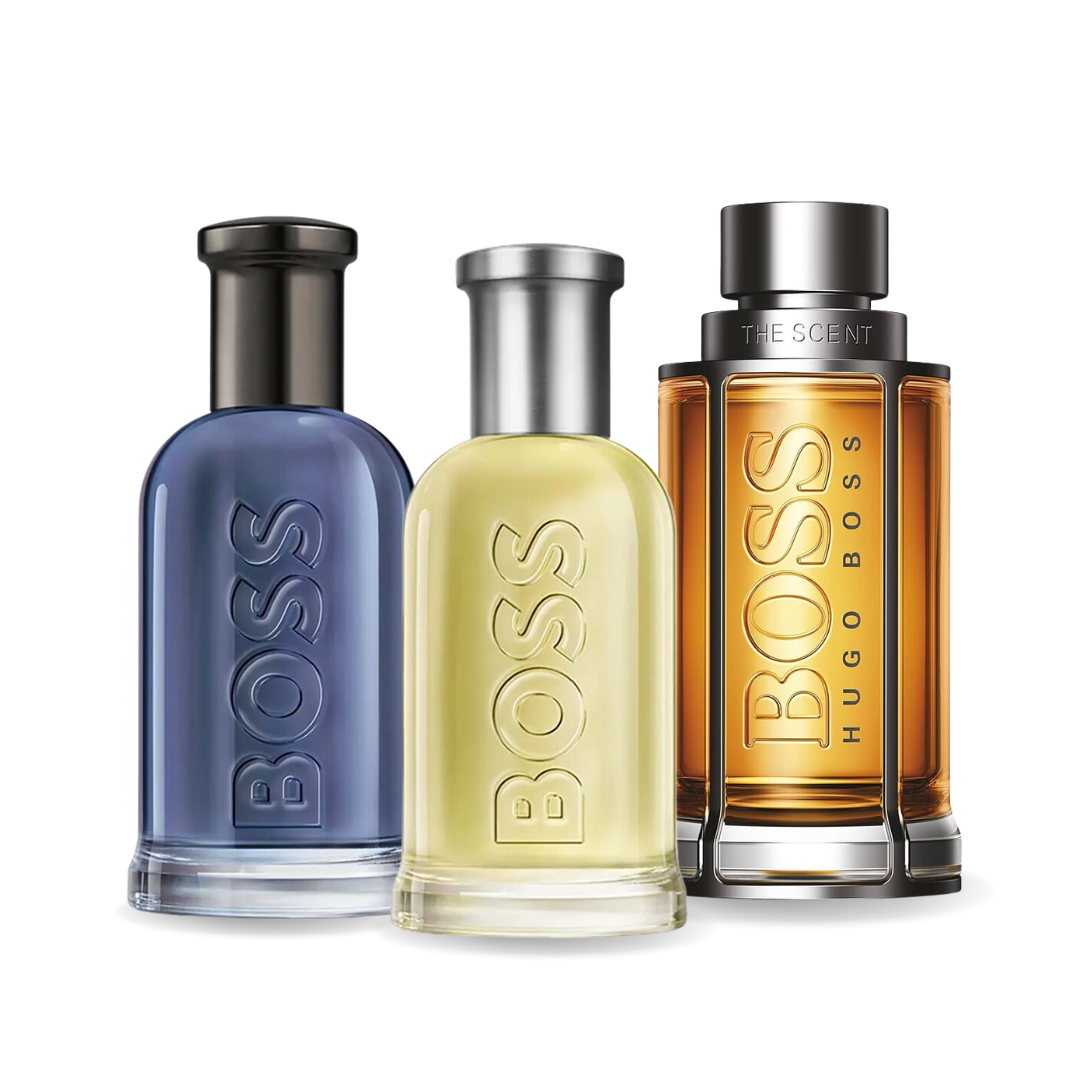 Akciové balenie 3 parfémov BOSS BOTTLED, BOSS THE SCENT a BOSS BOTTLED INFINITE 100ml